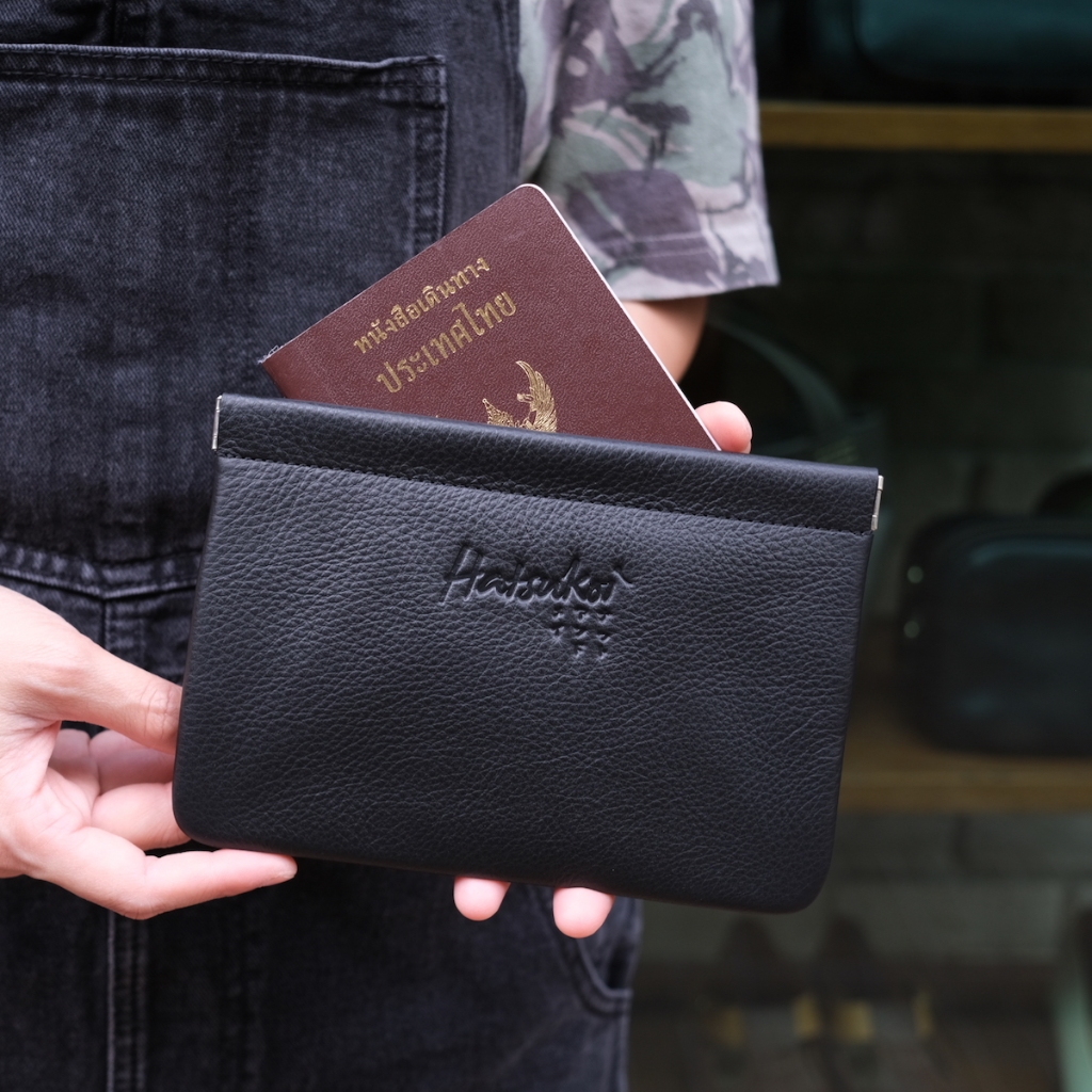 🔥ขายดี🔥 กระเป๋าสตางค์ใบยาว บาง เบา หนังวัวแท้ รุ่น Many-L (Hatsukoi Wallet)