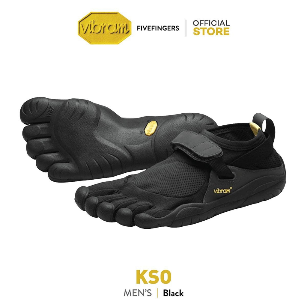 Vibram FiveFingers รองเท้าผู้ชาย รุ่น KSO (Black/Black) - M148
