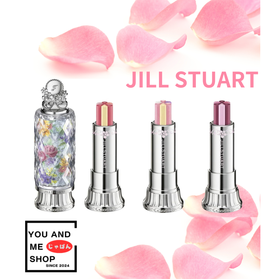 【Japan Direct】Jill Stuart Bloom Lip Candy Euphoric Bouquet: 3 colors inspired by the shape of flower