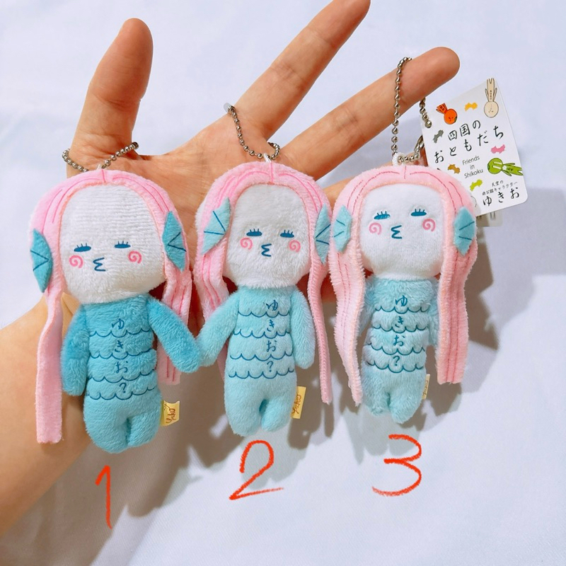 พวงกุญแจ มือสอง ยูคิโอะ Yukio friends เพื่อน mokeke นางเงือก 🧜‍♀️ mermaid