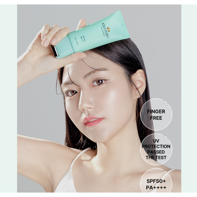 (🌼แท้/พร้อมส่ง🌼) Celltiara Face Up Sun Essence 50 ml [มีหัวRoller]