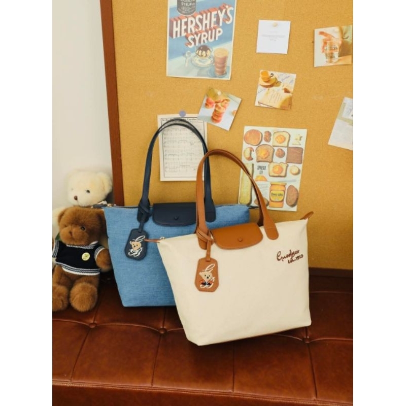 กระเป๋าช้อปปิ้งใบใหญ่น้องหมี GUOO BEAR