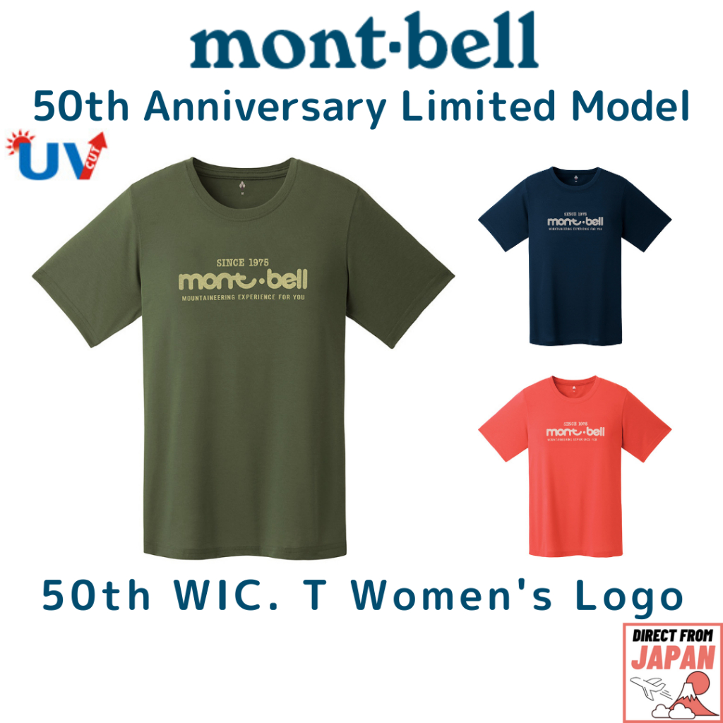 Montbell 50th WIC. T Womens Logo【direct from Japan】