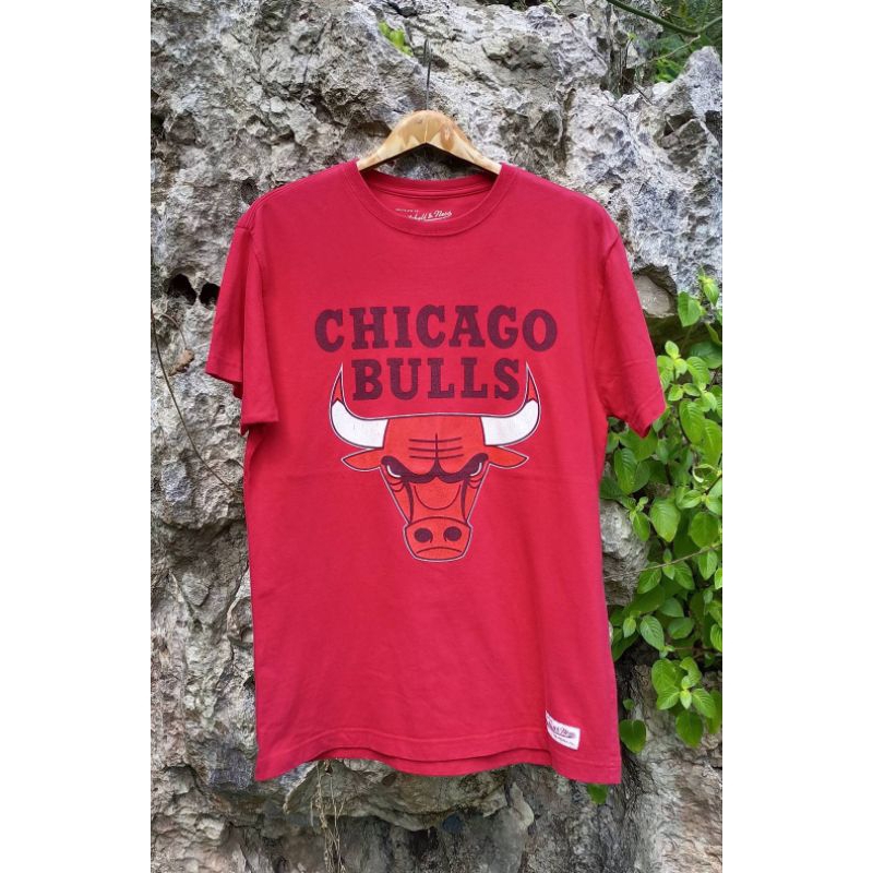 เสื้อยืด Chicago Bull T-Shirt,Mitchell &Ness.