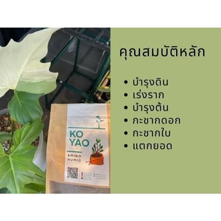 อมิโน ฮิวมิค เสริมพลังพืช สูตรเข้มข้น สำหรับ พืชทุกชนิด อัดแน่นด้วย ธาตุอาหาร ฟื้นฟูดิน เพิ่มจุลินทรีย์ดี