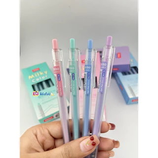 Oniso ปากกาเจลแบบกด MILKEY ONI-32699 ขนาด 0.5 มม. หมึกน้ำเงิน เขียนลื่น