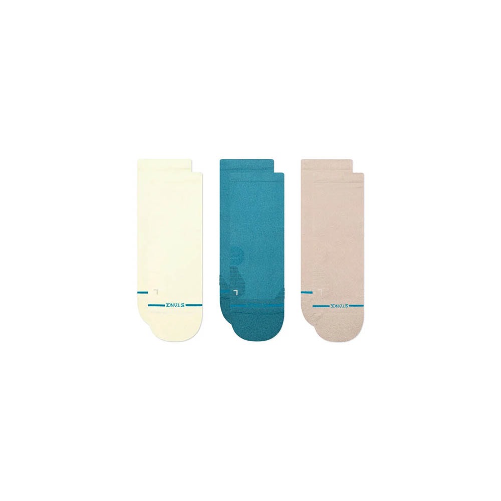 STANCE ถุงเท้ารุ่น BUTTER LIGHT QTR 3 PACK  ถุงเท้าข้อสั้นแบบ 3 คู่