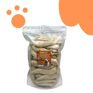 ฟรีซดรายแมว 500กรัม อกไก่เต๋า หน้าอกไก่ชิ้น ไข่แดง หญ้าแมว แซลมอน ปลาไข่ กุ้งคริลล์ ขนมแมว ขนมสุนัข