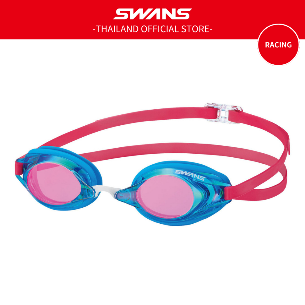 แว่นตาว่ายน้ำ SWANS รุ่นSR-2MEV เป็นรุ่นสำหรับแข่งขัน ผ่านWorld Aquatics ตัวซิลิโคนหนาและนุ้ม