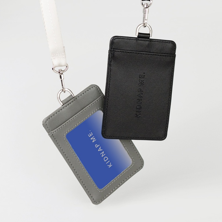 ซองหนังใส่บัตรพนักงาน ซองใส่บัตรแบบหนัง(ไม่รวมสาย) CARD HOLDER KIDNAP ME.