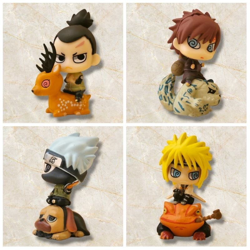 ฟิกเกอร์ นารูโต๊ะ จิ๋ว Naruto Figure (shikamaru, gaara, kakashi, minato)