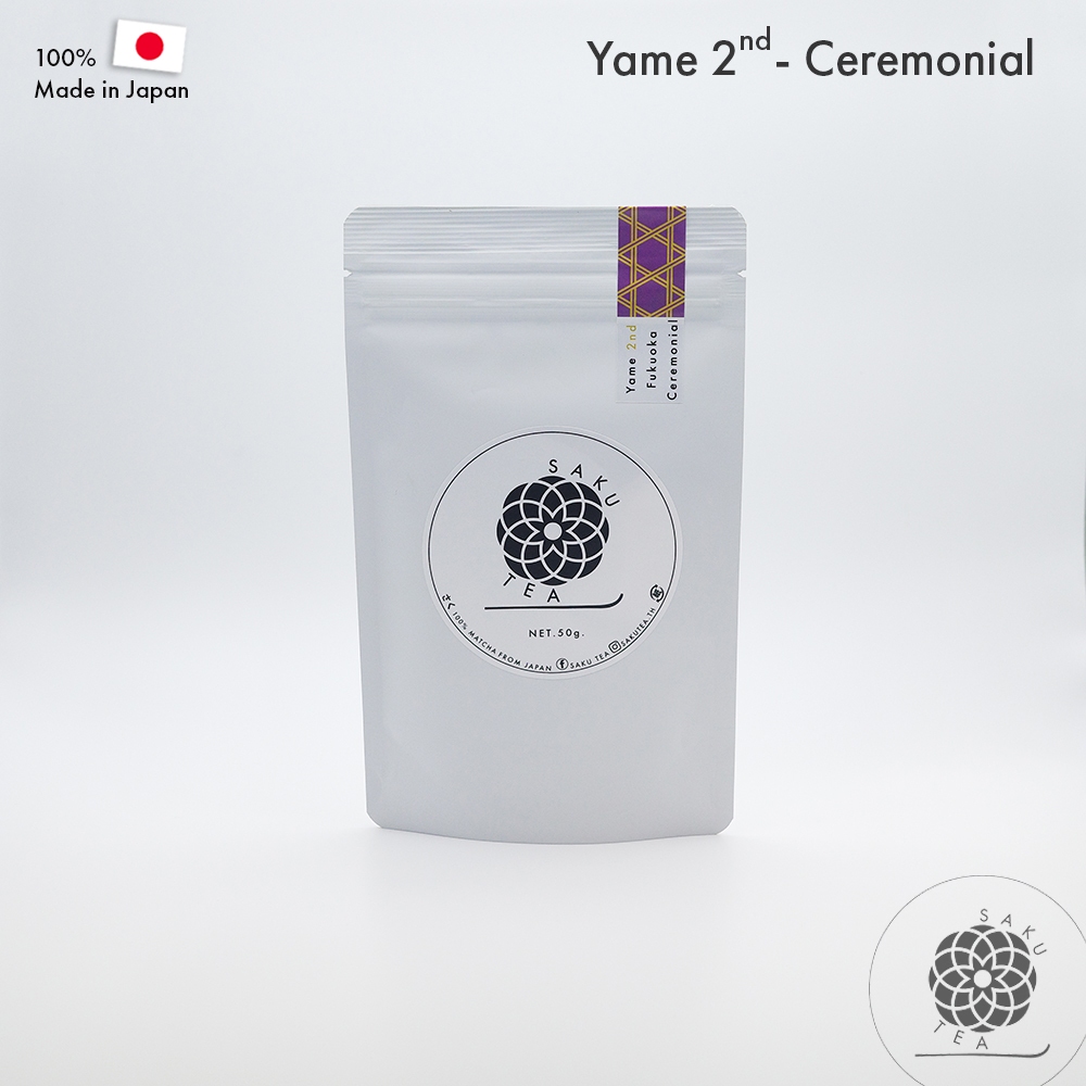SAKU TEA - Yame 2nd  八女抹茶 Yame Ceremonial Matcha มัทฉะเกรดพิธี ชาเขียวมัทฉะ ผงมัทฉะ
