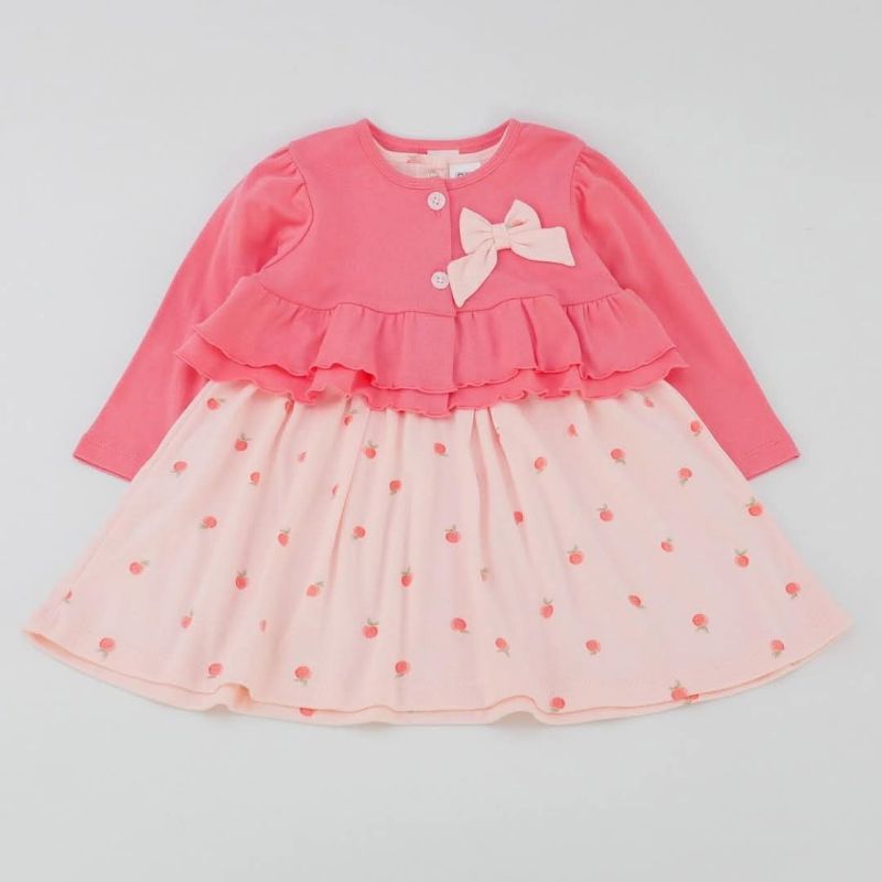 #9 ชุดเดรส+เสื้อคลุมเด็กผู้หญิงน่ารัก size 12-18-24m 3-4-5y