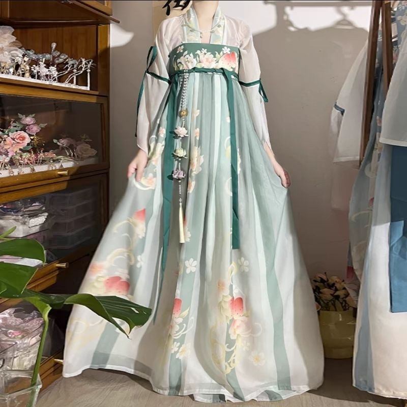 ●○พรีออเดอร์○● ราคาเบาๆ ชุดฮั่นฝูราชวงศ์ถัง   | wanwan.pita ร้านชุดจีนโบราณ |