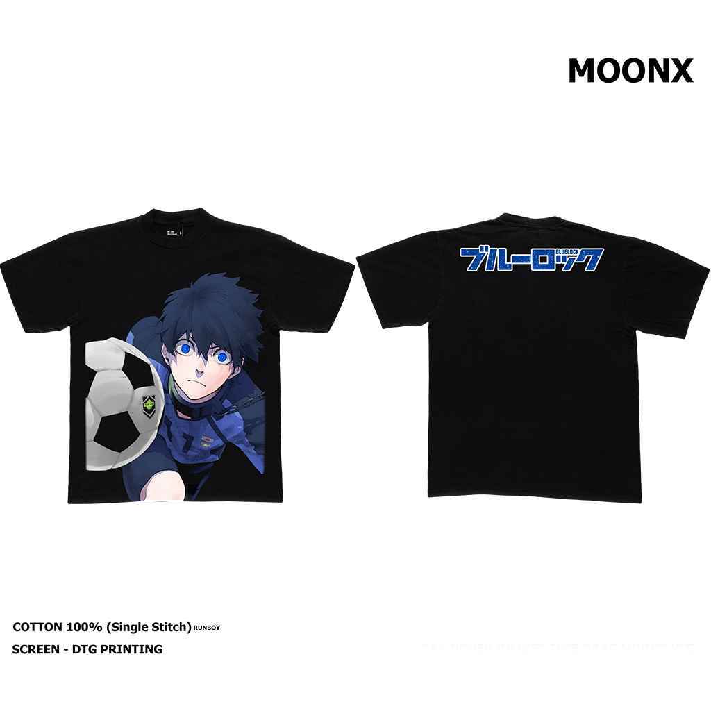 เสื้ออนิเมะ Isagi Blue lock | Anime Bootleg T-shirt | Manga Vintage Shirt
