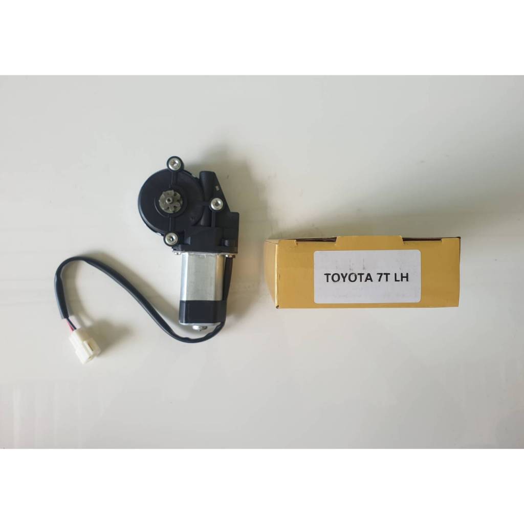 มอเตอร์เฟืองยกกระจกไฟฟ้า TOYOTA TIGER ,D4D ,MAZDA , ไฟเตอร์ ,LH112, MTX ,VIOS ,ทั่วไป 12V 7เฟือง ข้างLH(ซ้าย) ไต้หวัน รา