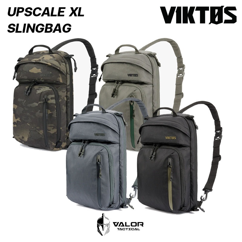 VIKTOS - Upscale XL Slingbag กระเป๋าสะพายข้าง เป้สะพาย สำหรับเดินป่า ใส่แล็ปท็อปได้ วัสดุไนลอน