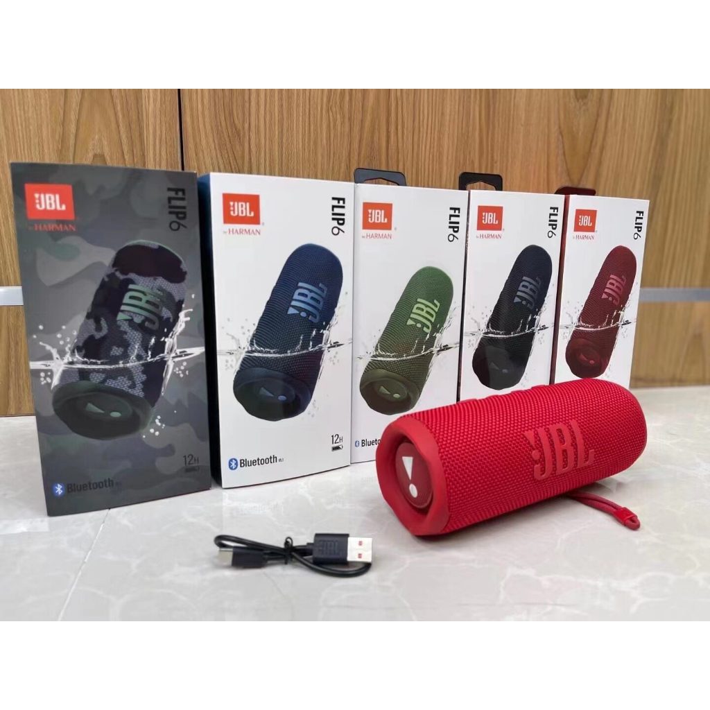 jb.l flip 6 มหาจักร j.bl แท้ ลำโพงบลูทูธ portable speaker ลำโพงไร้สายและบลูทูธ ลำโพง บลูทูธ เบสหนัก