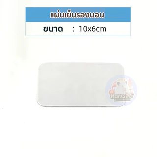 แผ่นเย็น แผ่นอลูมิเนียม แผ่นเย็นรองนอน สำหรับแฮมเตอร์ กระรอก สัตว์เลื่อยคลาน สัตว์เล็ก