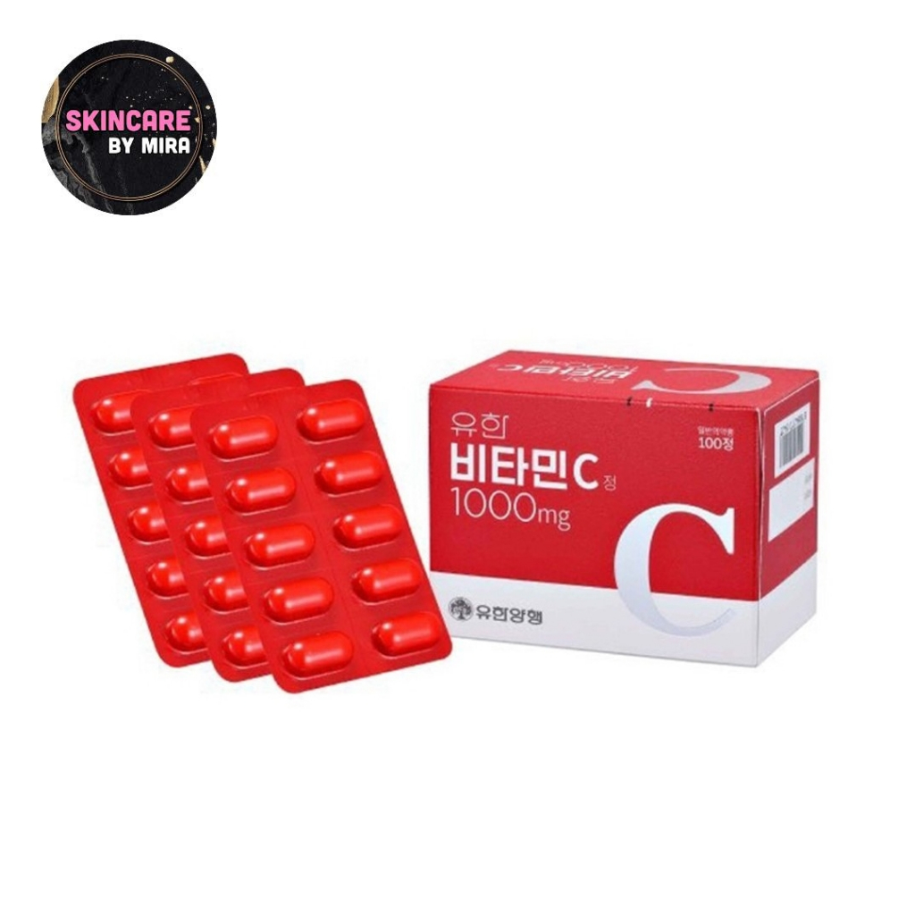 Yuhan Vitamin C 1000 mg วิตามินซีพี่จุน [ 100 เม็ด ]