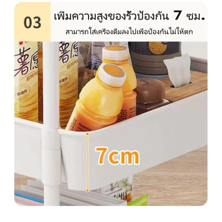 ชั้นเก็บของแบบเคลื่อนย้ายได้ ง่ายต่อการเคลื่อนย้าย 3/4/5 ชั้นวางรถเข็นพลาสติก รอก มือจับ ตู้หนังสือแบบเคลื่อนย้ายได้