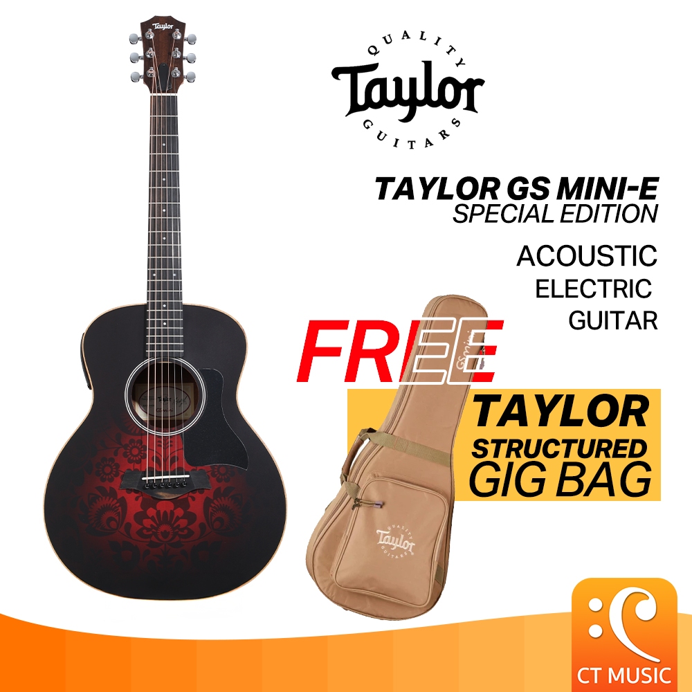 Taylor GS Mini-e Special Edition Acoustic-electric Guitar - Victorian Burst กีตาร์โปร่งไฟฟ้า กีตาร์โ