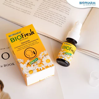 BIOPHARM BIOfresh Mouth Spray15mL ((สเปรย์พ่นคอ)) สารสกัดสมุนไพรธรรมชาติ