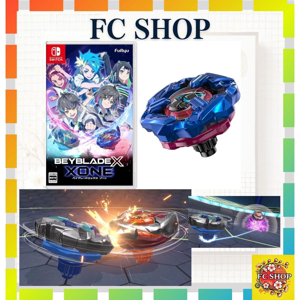 Beyblade X XONE (Beyblade X Zone) -Switch [Shinobi Knife 4-60LF Metal Coat: Blue included]