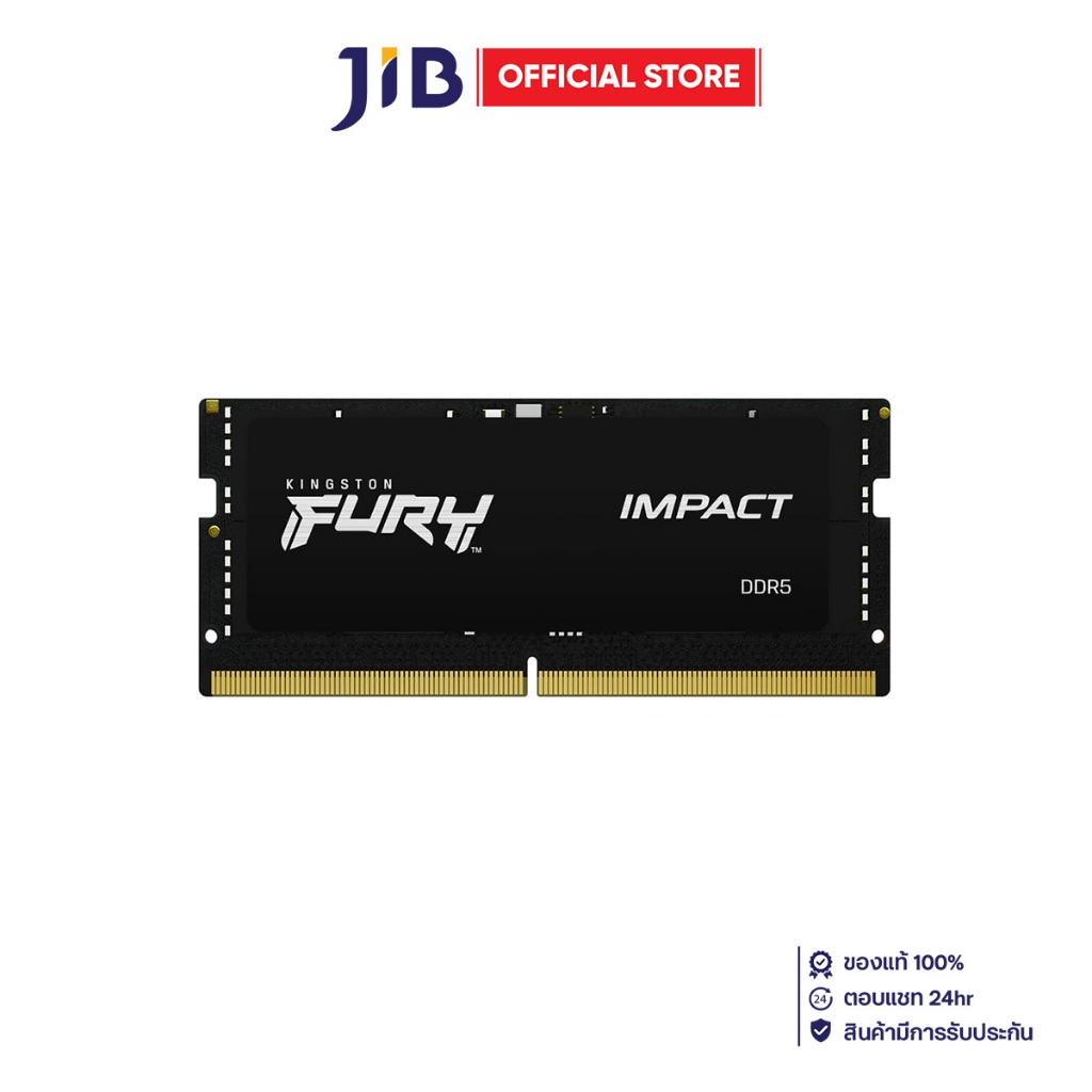 16GB (16GBx1) DDR5 5600MHz SO-DIMM RAM (หน่วยความจำ) KINGSTON FURY (KF556S40IB-16)