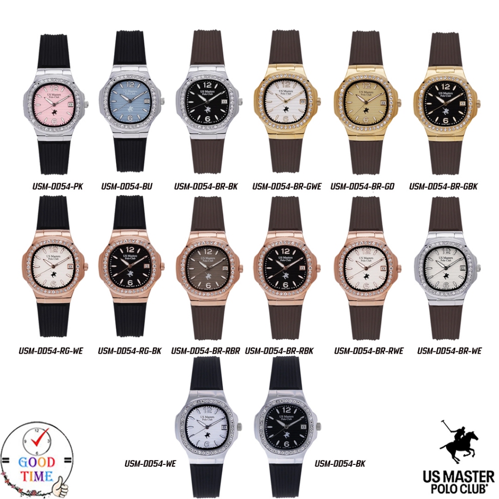 US Master Polo Club นาฬิกาข้อมือผู้หญิง รุ่น USM-DD54 (สินค้าใหม่ ของแท้ มีใบรับประกัน )