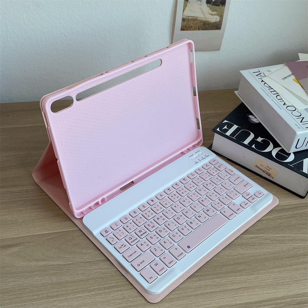 เคสคีย์บอร์ดสำหรับ for Samsung Galaxy tab S6 Lite A8 S7 S8 + S10FE+ S7FE S9 S9FE S9+ S9 FE+A7 A9 A11 plus 8Ultra S9Ultra