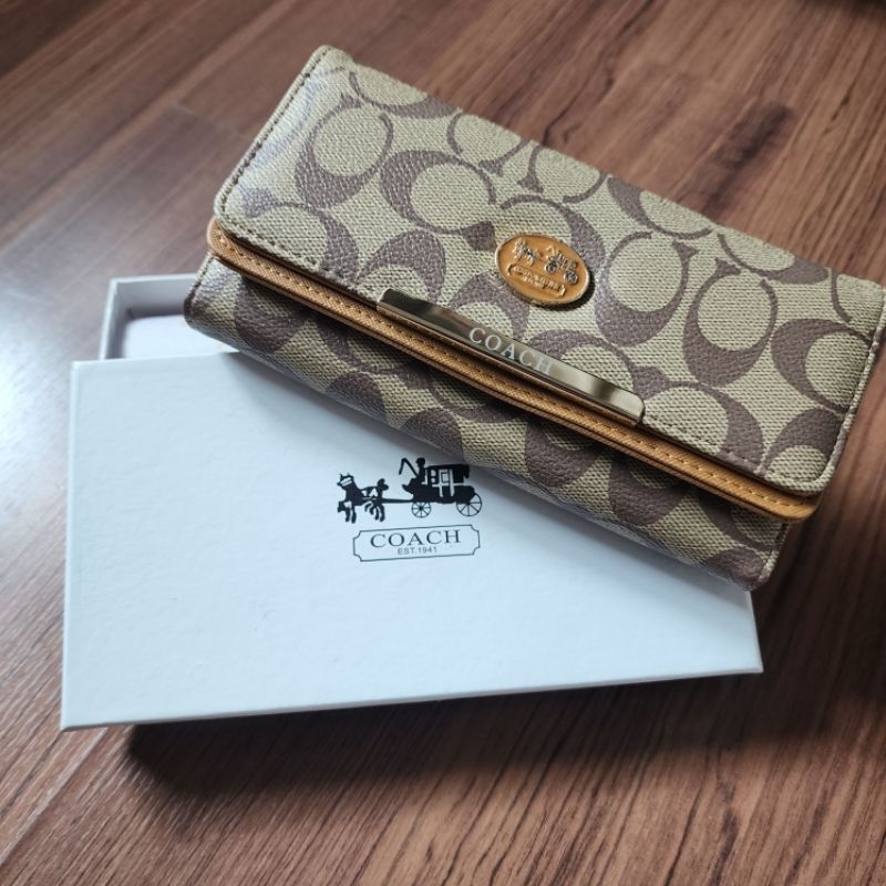 กระเป๋าสตางค์​coachแท้