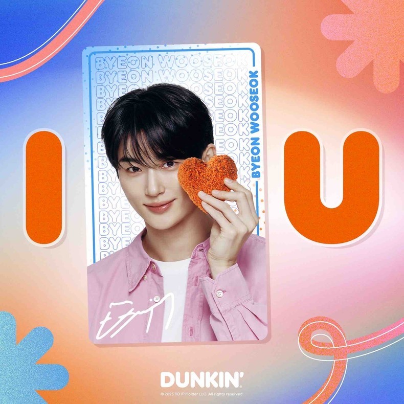 Byeon Woo Seok x Dunkin Photocard โฟโต้การ์ดบยอนอูซอกจากดังกิ้นโดนัท ***มีเฉพาะ Dunkin’ PH ประเทศฟิล