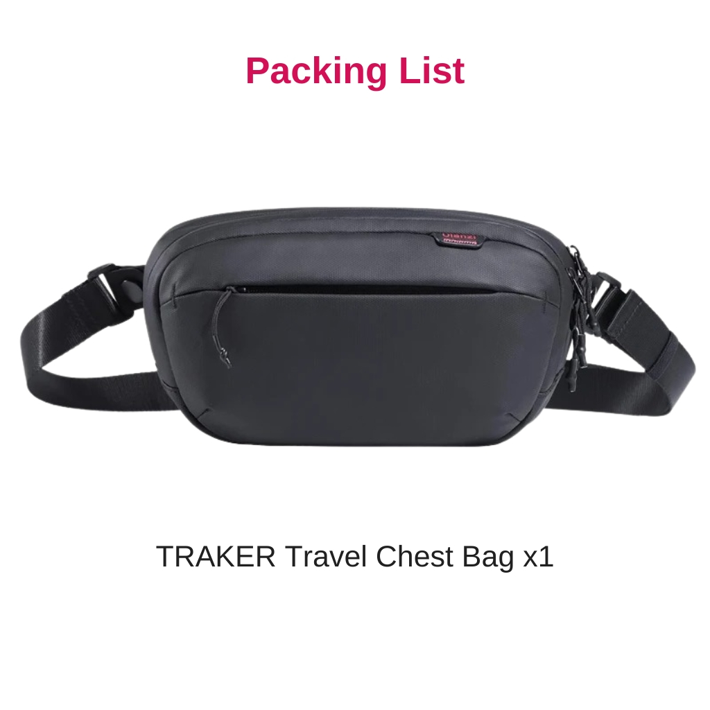 Ulanzi BP08 TRAKER Travel Chest Bag กระเป๋ากล้องคาดเอว GoPro/ DJI/ insta360/ Mirrorless อุปกรณ์เสริม