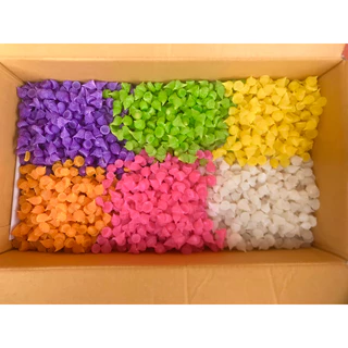 อาลัวจิ๋ว อาลัวเล็ก คละ6สี น้ำหนักเนื้อขนมล้วนๆ 2กิโลกรัม