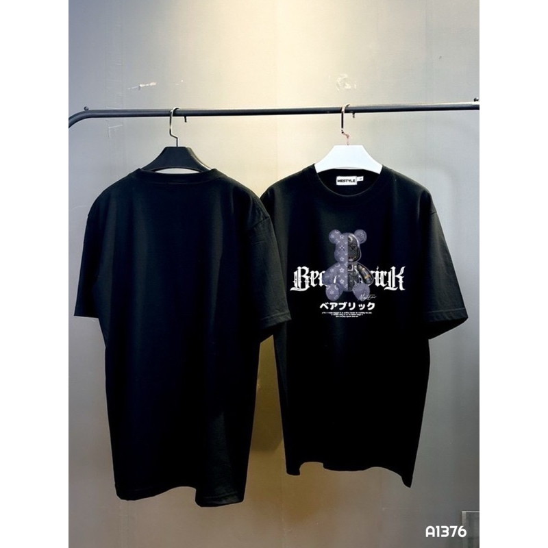 เสื้อCotton100% สกรีน หน้า-หลังแบบดิจิตอล เนื้อผ้าหนานุ่ม A1376-แขนสั้น