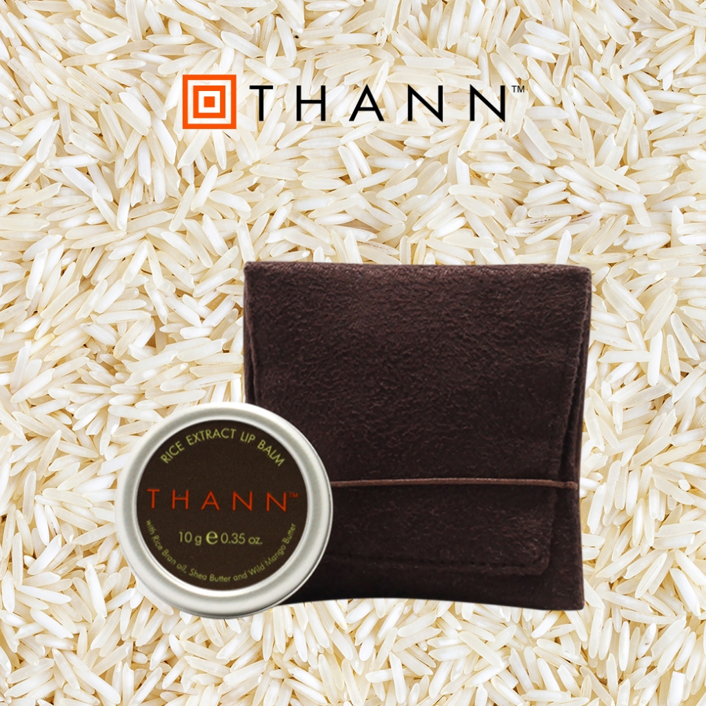 THANN Rice Extract Lip Balm 10 g. คงความชุ่มชื้น พร้อมบำรุงริมฝีปากให้เนียมนุ่ม