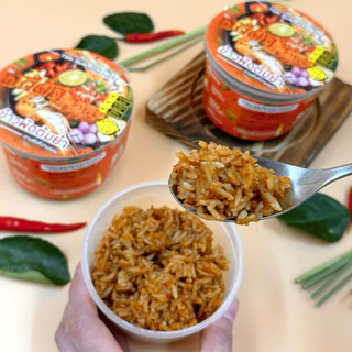 ข้าวผัดต้มยำ พร้อมทาน ตราผัดผัด (PADPAD Tom Yum Fried Rice) เก็บได้นาน1ปี ไม่ต้องแช่เย็น