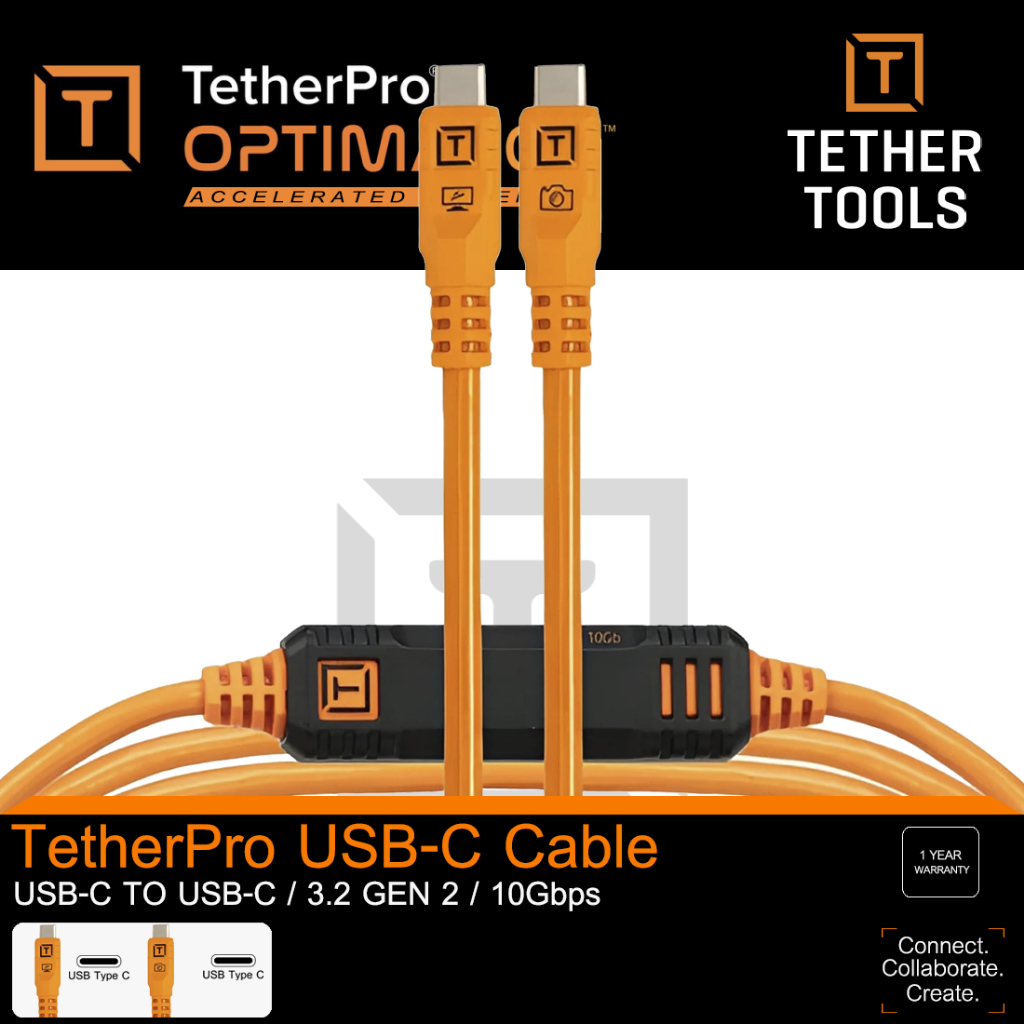 TETHER TOOLS OPTIMA 10G USB-C / 3.2 GEN2 / 10Gbps