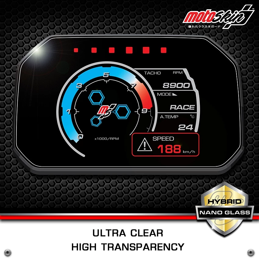 motoSkin ฟิล์ม Plexiglass กันรอยหน้าปัด HONDA FORZA 350 ปี 2026 TFT ROADSYNC thumbnail 6