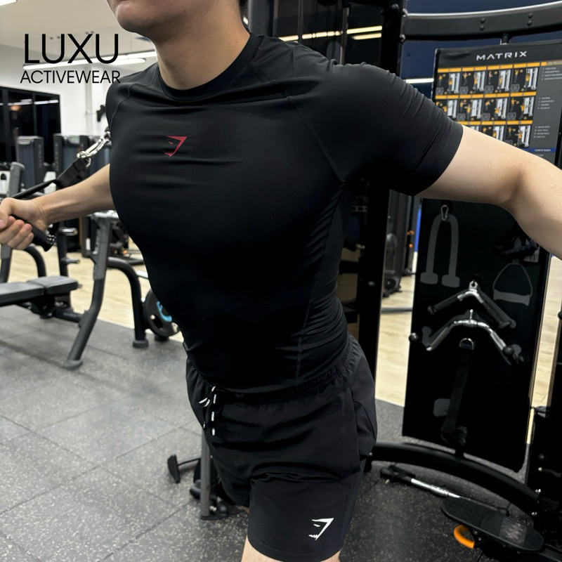 (พร้อมส่ง) GYMSHARK Element T-Shirt Compression Fit ของแท้ 100%
