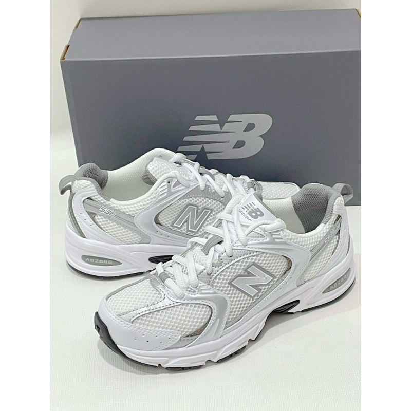 [ของแท้💯%]NEW BALANCE 530AD ขาว/เงิน