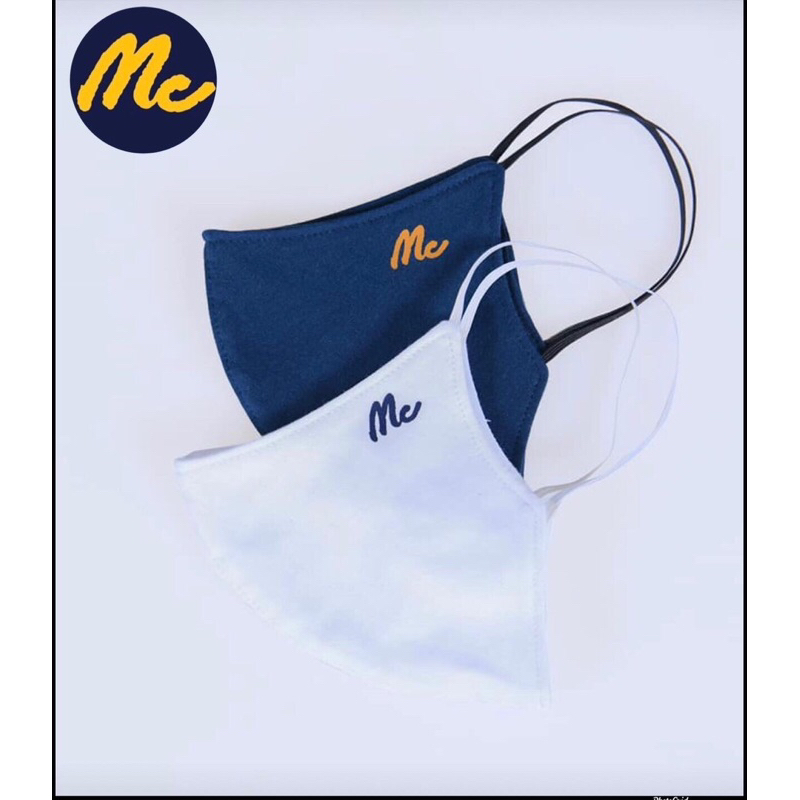 หน้ากากผ้าปิดจมูก MC ผ้าคอตต้อน2ชั้นแบบ3D