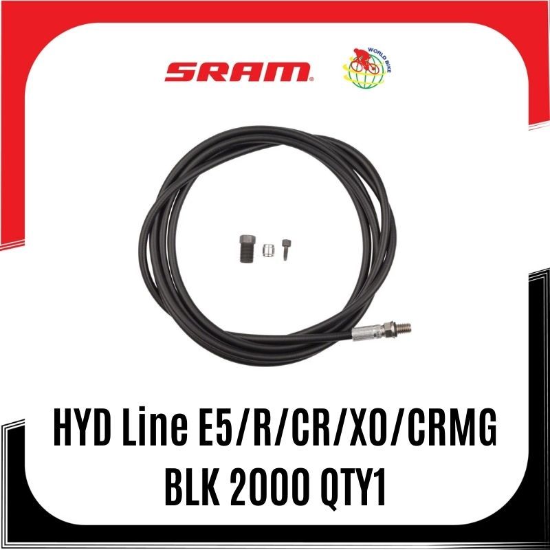 สายดิสก์น้ำมันจักรยาน Sram HYD Line E5/R/CR/X0/CRMG BLK 2000 QTY1