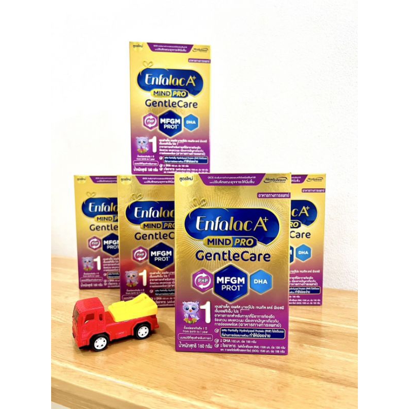 (แพ็ค6กล่อง)Enfalac A+ MIND PRO 1 gentlecare สูตร 1 ขนาด 160 กรัม