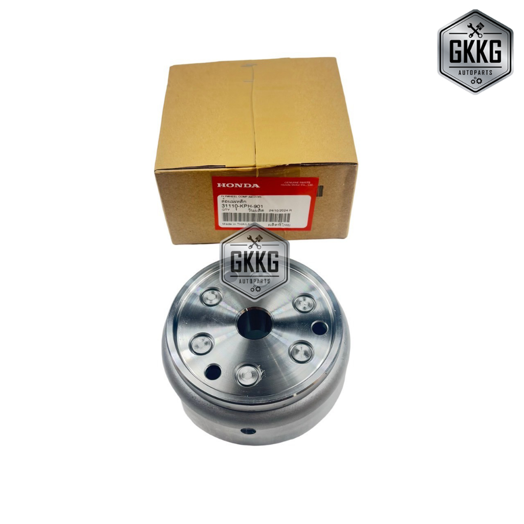 ล้อแม่เหล็กจานไฟ (รุ่นสตาร์ทมือ) แท้ศูนย์ HONDA WAVE125 R,S รหัสสินค้า 31110-KPH-901