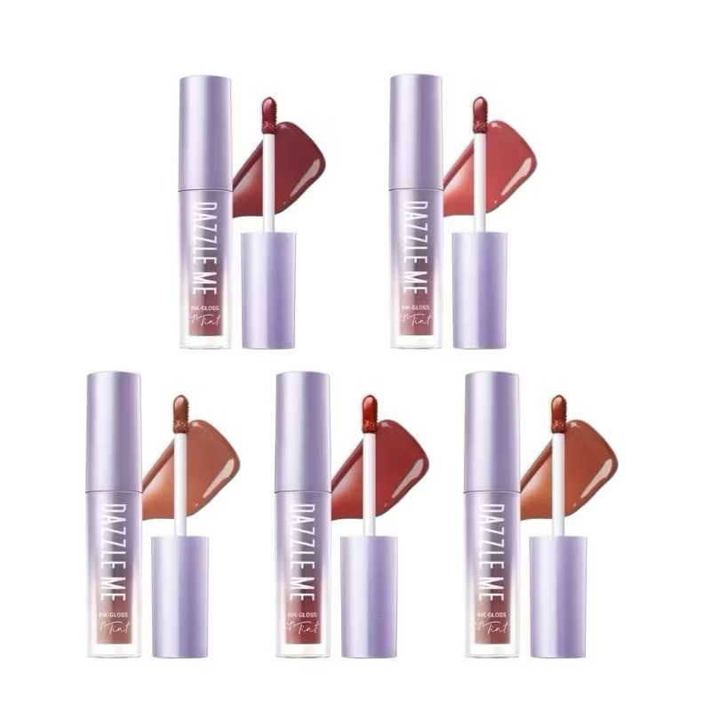 DAZZLE ME แดซเซิล มี อิ้งค์-กลอส ลิป ทินท์ 2.5 กรัม DAZZLE ME Ink-Gloss Lip Tint (มีให้เลือก 5 สี)