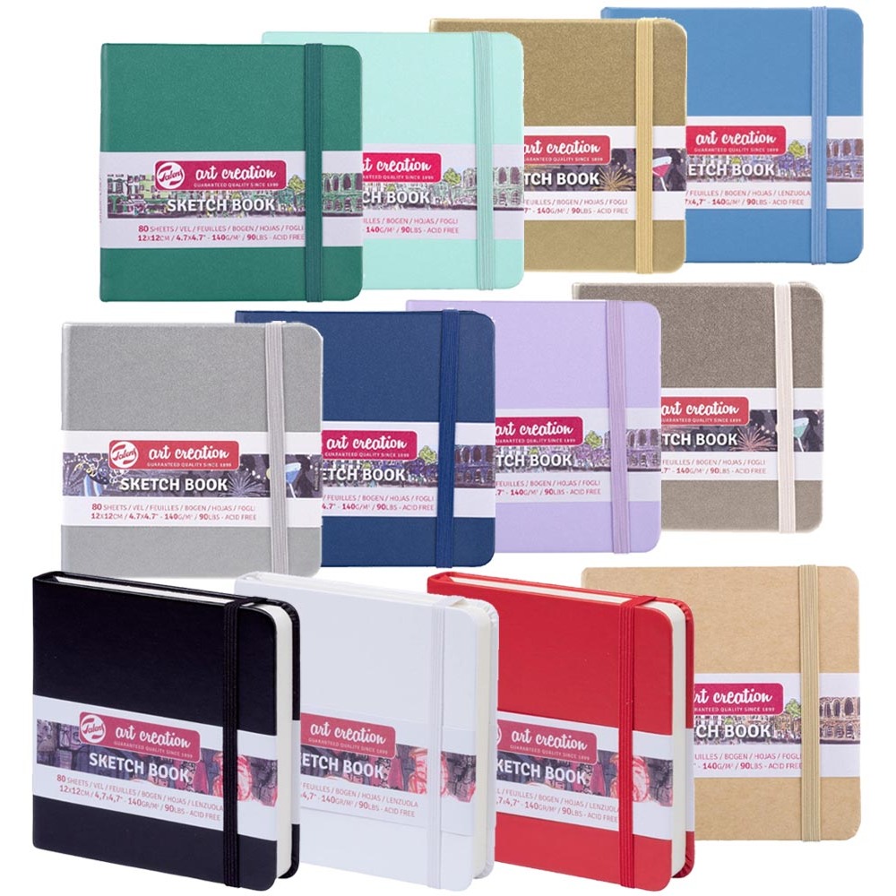 Talens Art Creation สมุดบันทึกวาดภาพ สมุดสเก็ตช์ 12cm×12cm Japan Stationery