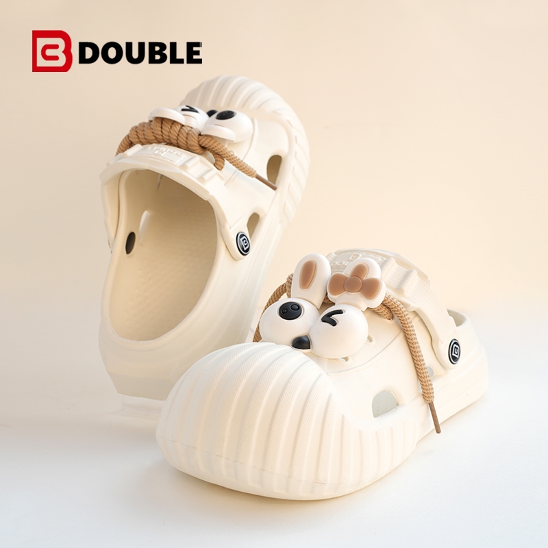 BB DOUBLE น่ารัก รองเท้าหัวใหญ่ รองเท้าแตะนุ่มเบาสบาย  ลำลอง ลายการ์ตูนน่ารัก 2025 สินค้าขายดี รุ่น TK5110