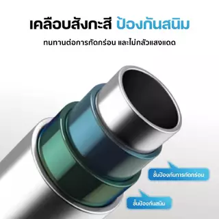 dospace ราวตัวX ราวตากผ้า พร้อมตะขอกันลม ราวตากผ้าพับได้ ความยาว ที่ตากผ้าแบบพับได้ แสตนเลสแท้
